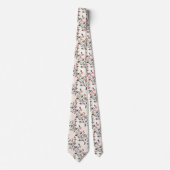 Christmas Red Berries Green Branches ネクタイ (正面)