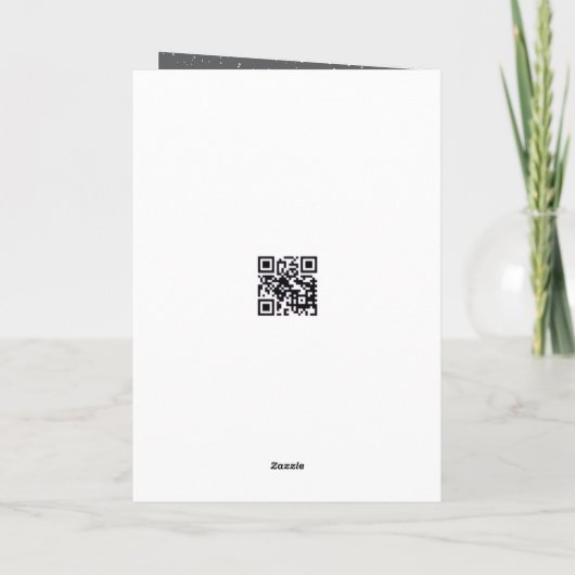 Christmas Red Farm Tractor In Snow カード (裏面)