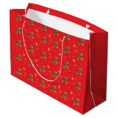 Christmas Red Gift Bag ラージペーパーバッグ (裏面アングル)