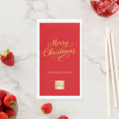 Christmas red gold business logo (インサイチュ)