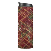 Christmas, Red Gold Green ,White Merry Christmas タンブラー (回転右)