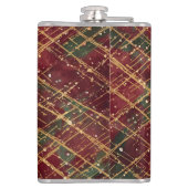 Christmas, Red Gold Green ,White Merry Christmas フラスク (裏面)