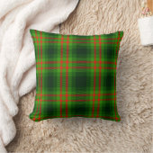 Christmas Red Green Tartan Plaid Seamless Pattern クッション (ブランケット)