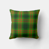 Christmas Red Green Tartan Plaid Seamless Pattern クッション (裏面)