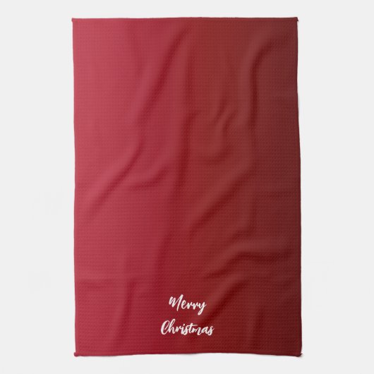 Christmas Red Kitchen Towels キッチンタオル (縦)