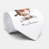 Christmas Red Robin、カスタマイズ可能 ネクタイ (ロール)