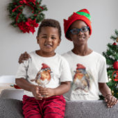 Christmas Red Robin、カスタマイズ可能 Tシャツ