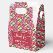  Christmas Red Wedding favor box フェイバーボックス (オープン)