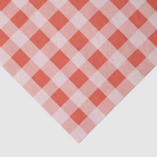 Christmas Red White Gingham 薄葉紙 (詳細)