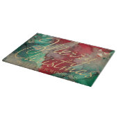 Christmas Reds Greens Golds カッティングボード (角)