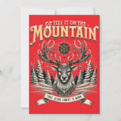 Christmas Reindeer カード (正面)