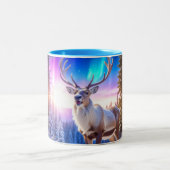 Christmas Reindeer ツートーンマグカップ (中央)