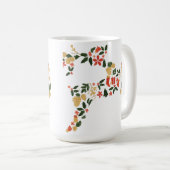 Christmas Reindeer Collage – Festive Holida コーヒーマグカップ (正面右)