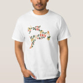 Christmas Reindeer Collage – Festive Holida Tシャツ (正面)