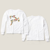 Christmas Reindeer Collage Hoodie – Festive Holida (デザイン 正面＆背面)