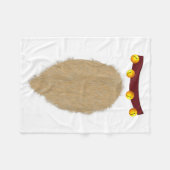 Christmas Reindeer Costume  フリースブランケット (正面(横))