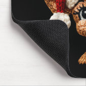 Christmas Reindeer Crochet Cute Merry Christmas Re マウスパッド (コーナー)