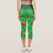 Christmas Reindeer High-Waisted  カプリレギンス (裏面)