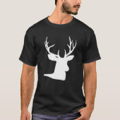 Christmas Reindeer Hunter Deer Meat Hunting Reinde Tシャツ (正面)