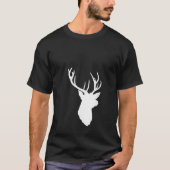 Christmas Reindeer Hunter Deer Meat Hunting Reinde Tシャツ (正面)