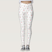 Christmas Reindeer minimal leggings レギンス (正面)