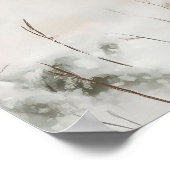 Christmas Reindeer Wall Art ポスター (角)