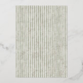 Christmas religious nativity, custom family photo 箔シーズンカード (裏面)