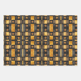 Christmas Retro Vinage Style ラッピングペーパーシート