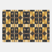 Christmas Retro Vinage Style ラッピングペーパーシート (正面)