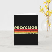 Christmas Retro Vintage Graduation Professor Funny カード (黄色い花)