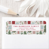 Christmas Return Address Labels ラベル (インサイチュ)