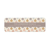 Christmas Return Address Labels ラベル (正面)