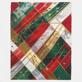 Christmas Ribbons フリースブランケット