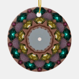 Christmas Riches Fractal セラミックオーナメント