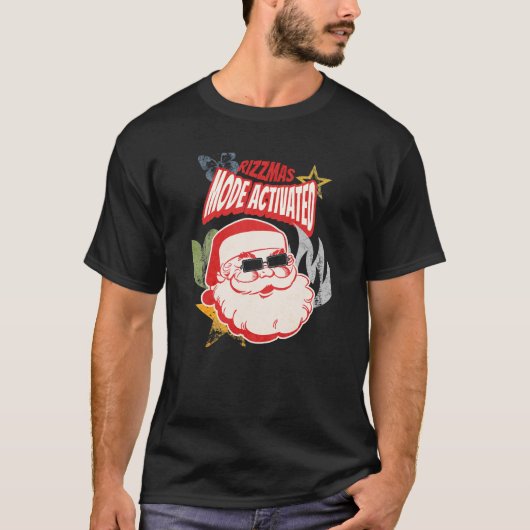 Christmas Rizz Meme Rizzmas Spirit Classic T-Shirt Tシャツ (正面)