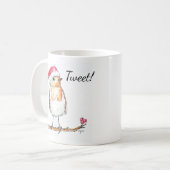 Christmas Robin コーヒーマグカップ (正面左)