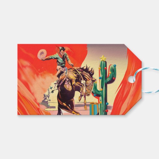 Christmas Rodeo ギフトタグ (正面(横))