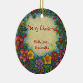 Christmas Rose Family Ornament セラミックオーナメント (右)