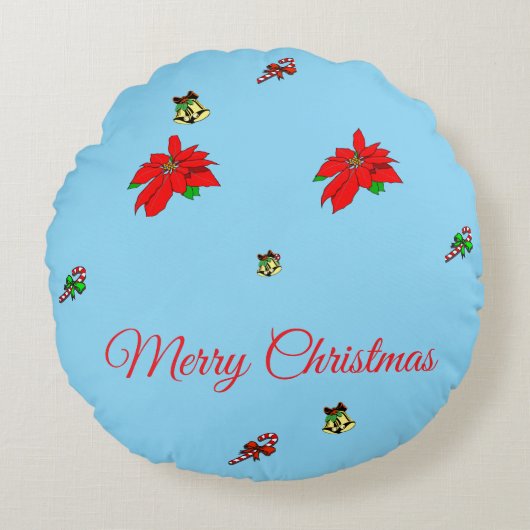 Christmas Round Pillow ラウンドクッション (正面)