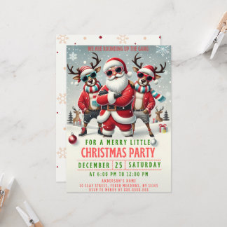 Christmas Rounding up the Gang Invitation 招待状