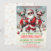 Christmas Rounding up the Gang Invitation 招待状 (正面/裏面)