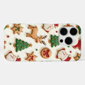 Christmas Rudolph Santa Tree Cookies Phone Case Case-Mate iPhoneケース (裏面 (横))