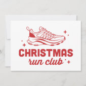 Christmas run club running group シーズンカード (正面)