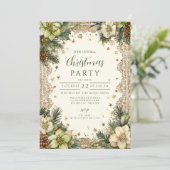 Christmas Rustic Woodland Charm 招待状 (スタンド正面)