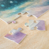 Christmas Saguaro Cactus Whimsical Desert ジグソーパズル (側面)