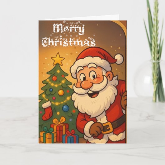 Christmas Santa カード (正面)