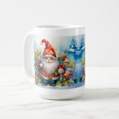 Christmas Santa コーヒーマグカップ (正面左)