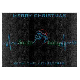 Christmas Santa Baby カッティングボード