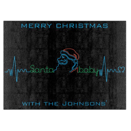 Christmas Santa Baby カッティングボード (正面)