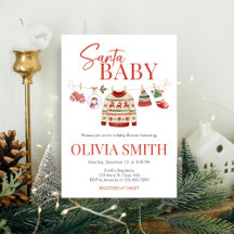 Christmas Santa Baby Shower